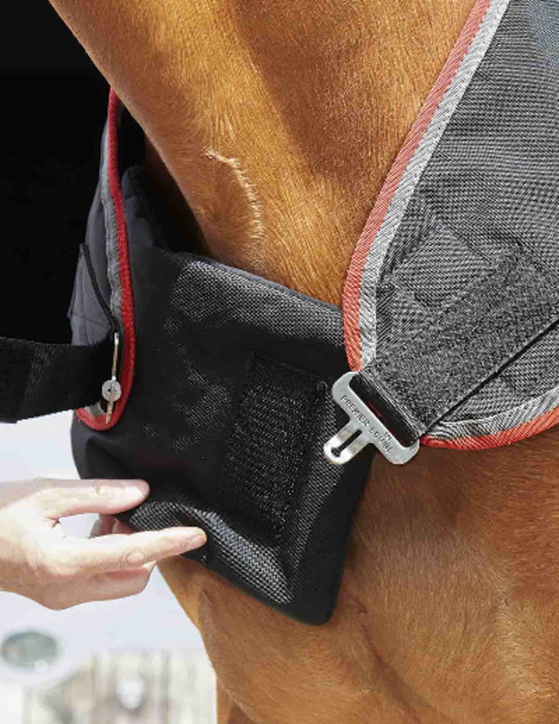 Premier Equine Horse Walker Rug 100g - Black-1